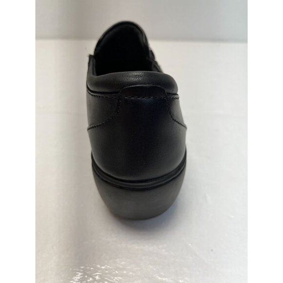 Clarks Collection Black Leather Womens Shoes Size 10 - Picture 12 of 14